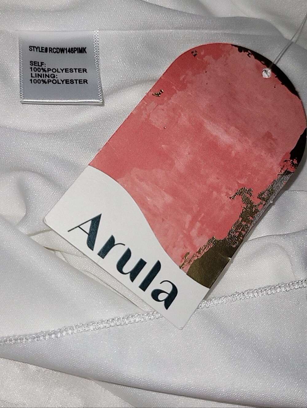 ARULA White Eyelet Wrap Romper - Picture 5 of 7